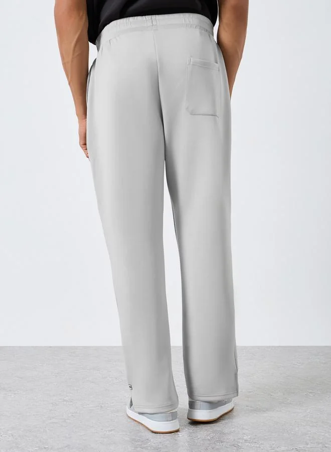 Styli Men Grey Solid Oversized Joggers
